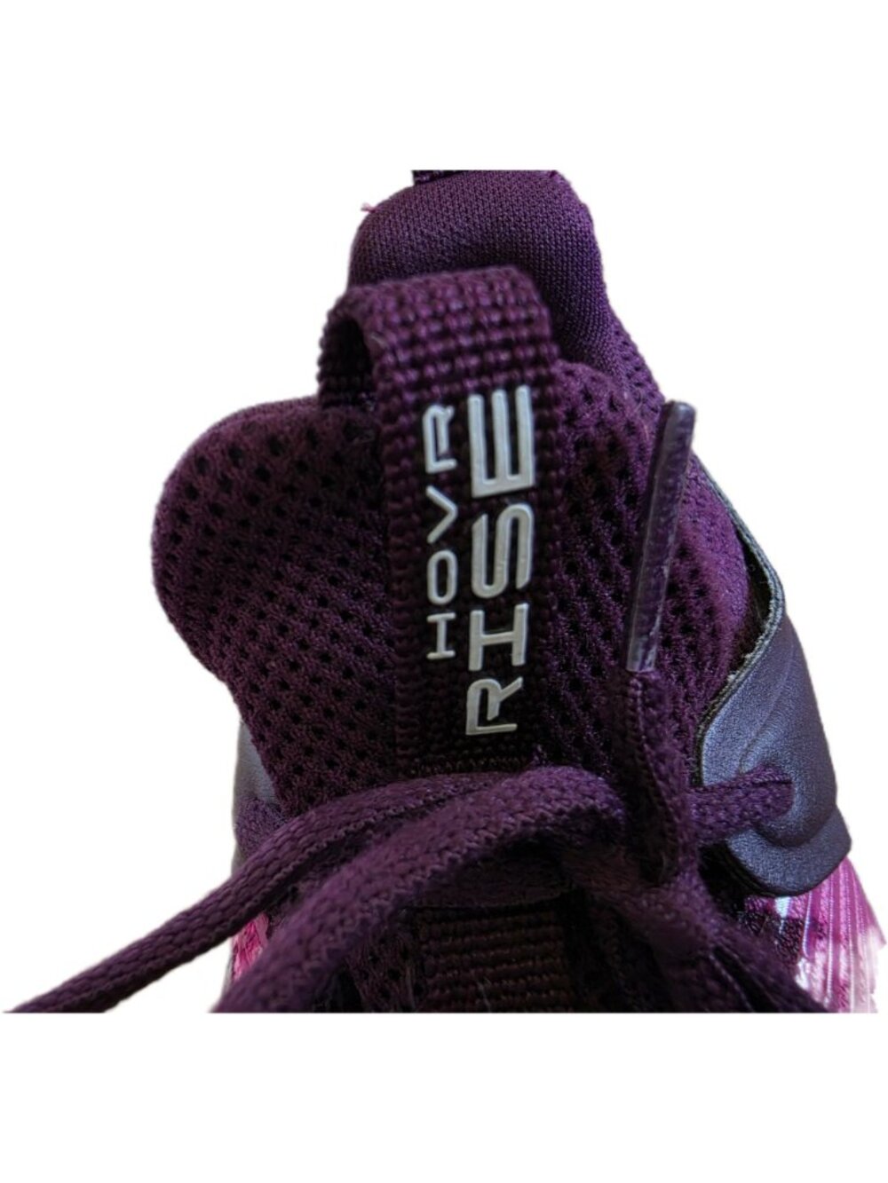 Under Armour HOVR Rise 2 Print Purple Pink Cross Trainer Gym Shoes Women 7.5 - Picture 5 of 8